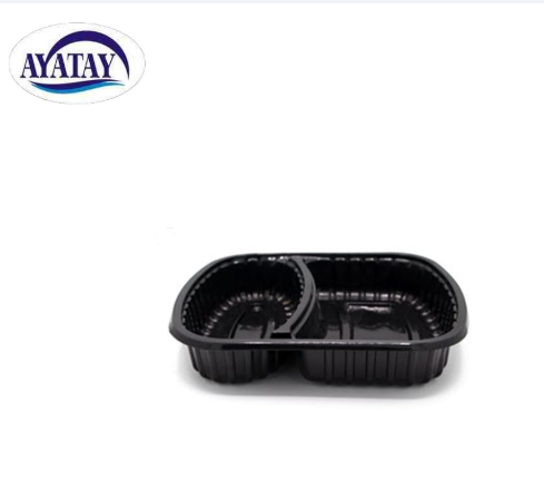 Disposable 2/3-compartment PP plastic food container