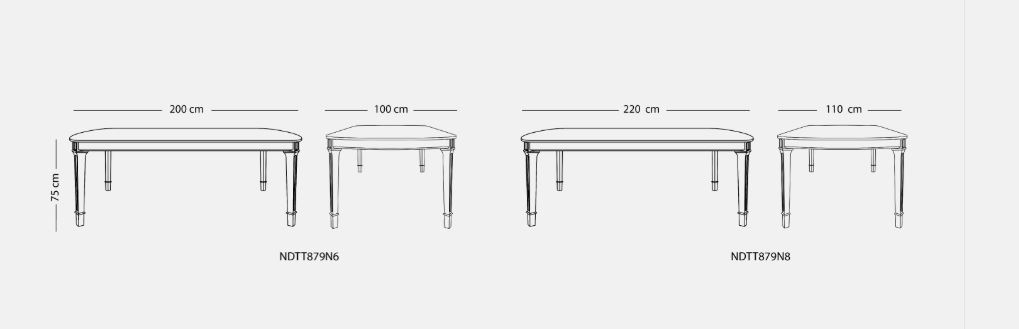 LOMAN , Neoclassical Dining Set with Beech-Veneered Table & Upholstered Chairs