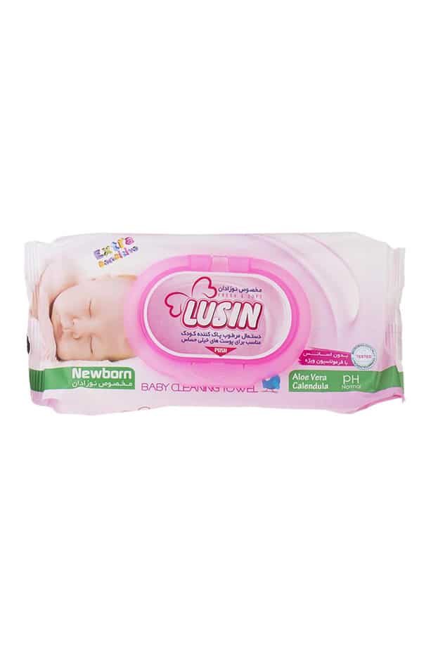 Влажные салфетки LUSIN для новорожденных, без запаха, детское очищающее полотенце
