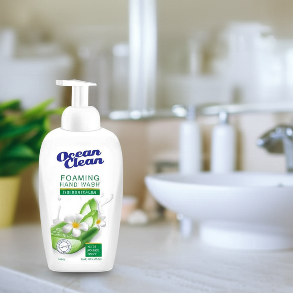 Ocean Clean Aloe Vera Foaming Hand Wash  Moisturizing  500g