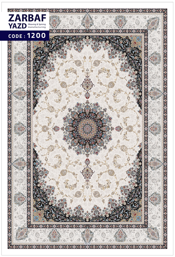 Zarbaf Yazd Modern Laminate Rug - Contemporary Carpet Design