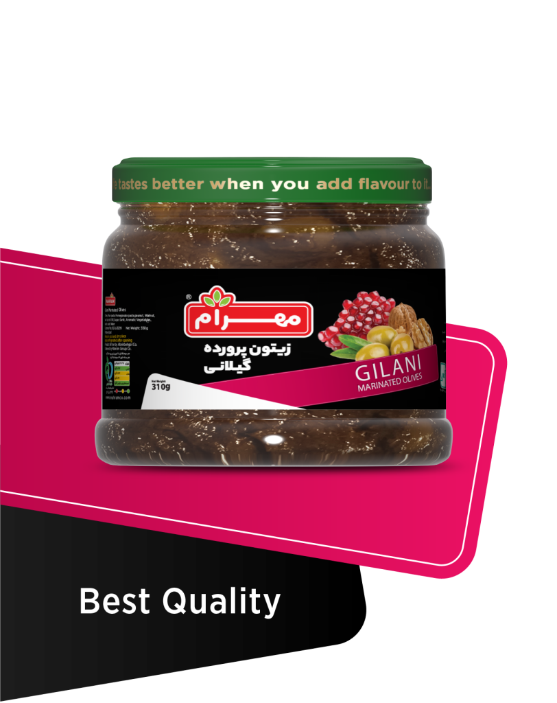 Sliced olive with vegetables-Gilani