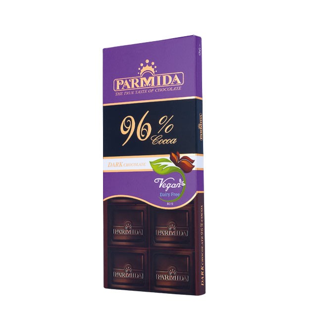 Parmida 96% Dark Chocolate Tablet – 80 g