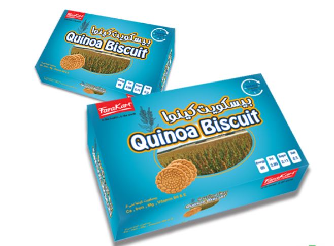 Premium Quinoa Biscuits with Wheat Flour and Natural Flavors