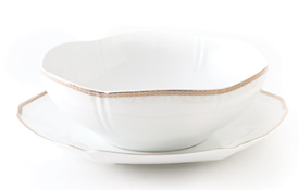 Hexagon Bowl & Plate Set - Riva Gold Collection