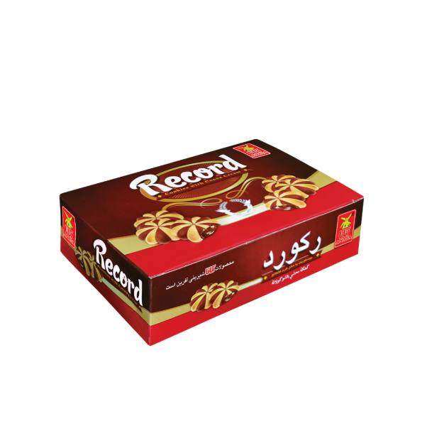 Record Chocolate Filled Biscuit (Box)