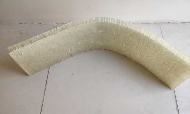 3D Fiberglass Reinforced Cylindrical Composite Panel High-Strength Formable Tube