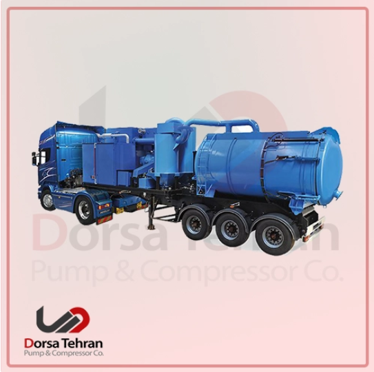 Industrial Vacuum Loader Truck  DAMAVAND VL Series (High-Capacity, Dry & Wet Suction)