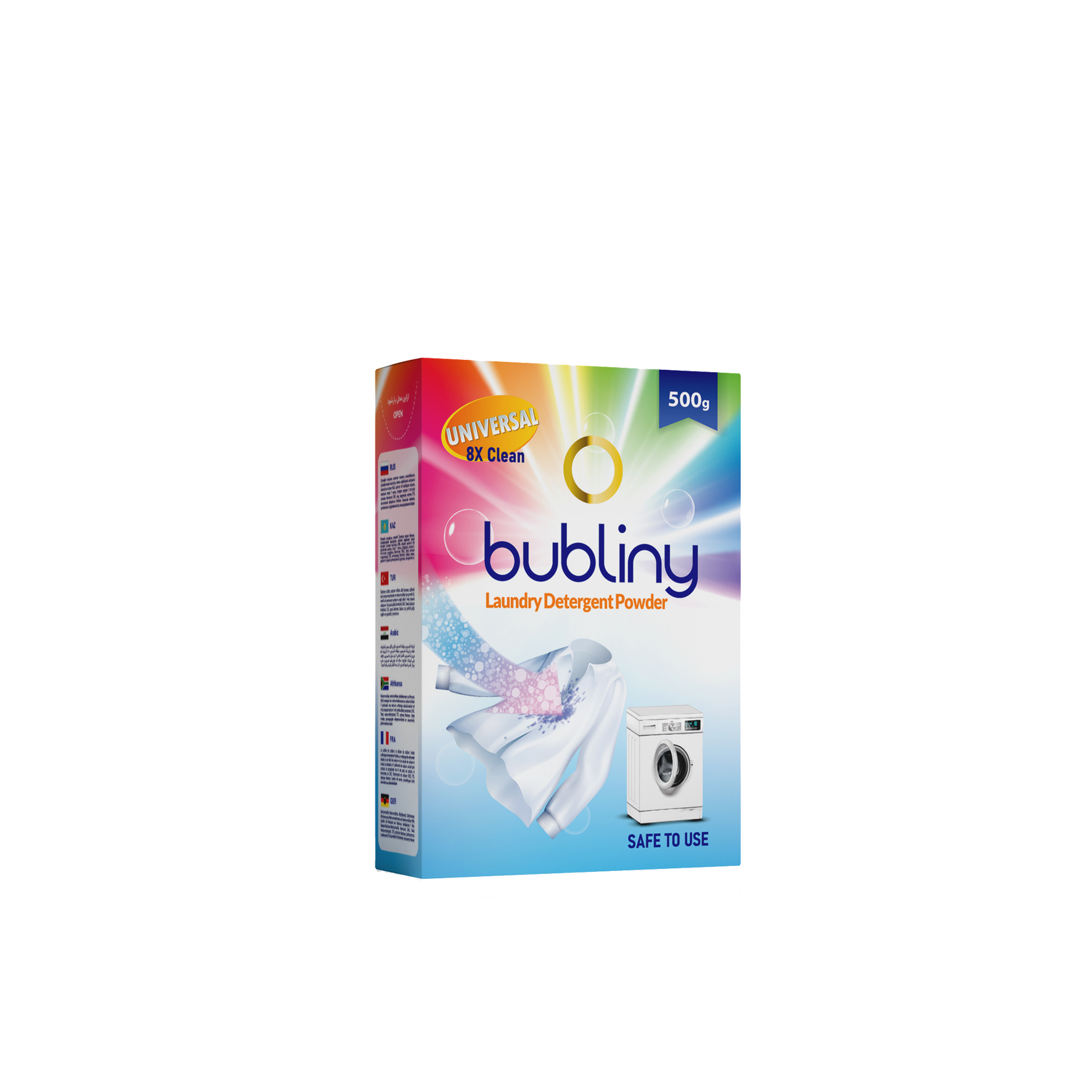 Bubbleini 500g Washing Machine Powder