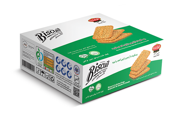 Farkhondeh Barley Flour Biscuit Topped with Sesame&Dill- 700gr