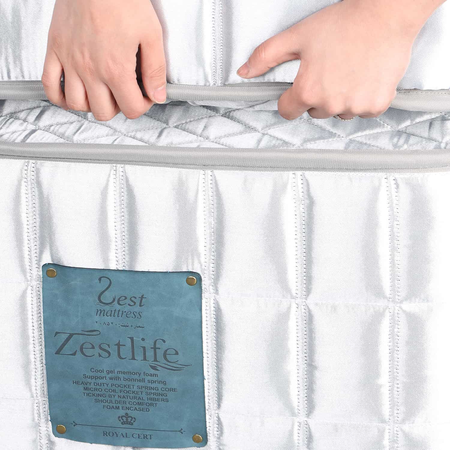 ZEST Life Premium 9-Zone Hybrid Mattress - 50CM