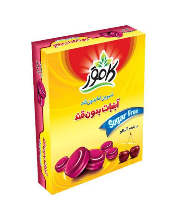 Sugar-Free Fruit Candy with Vitamin C Box Packaging (Kamvar Brand)
