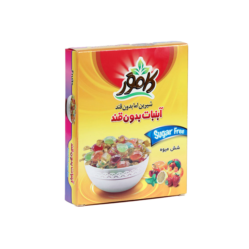 Kamvar Sugar-Free & Diet Peach Hard Candy - 130g