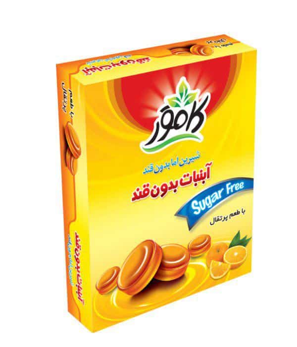 Sugar-Free Fruit Candy with Vitamin C Box Packaging (Kamvar Brand)