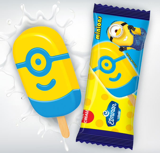 Eminan Minion Popsicle Ice Cream