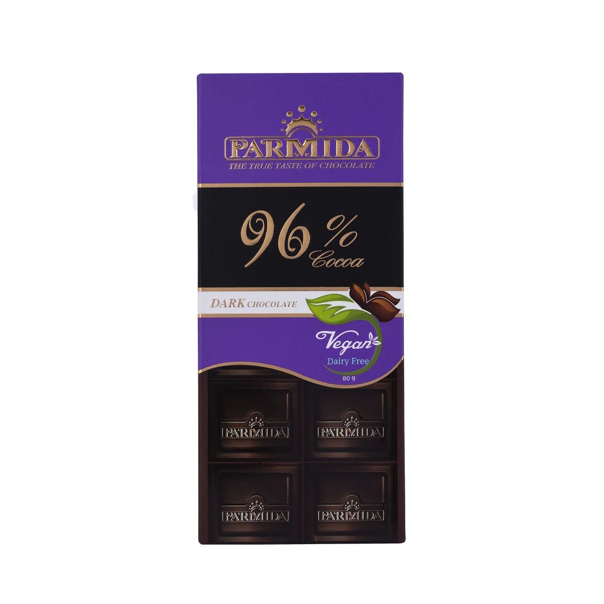 Parmida 96% Dark Chocolate Tablet – 80 g