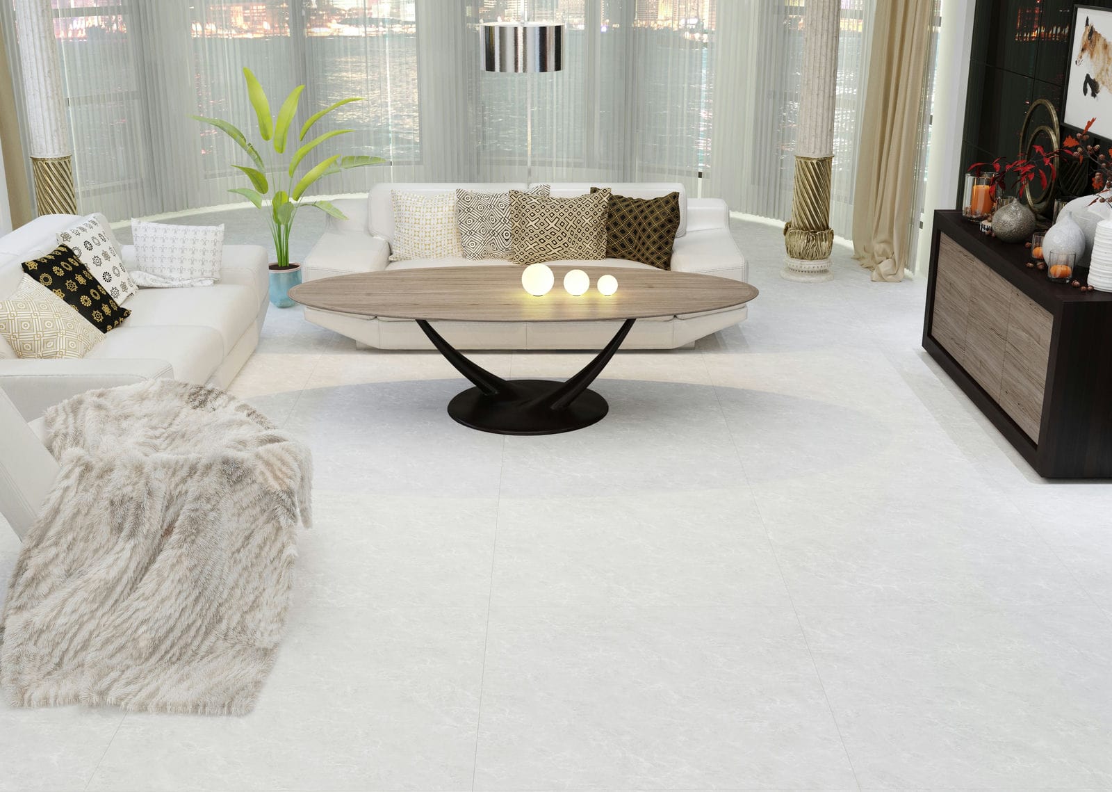 Light Gray Elemor Tile | 100x100