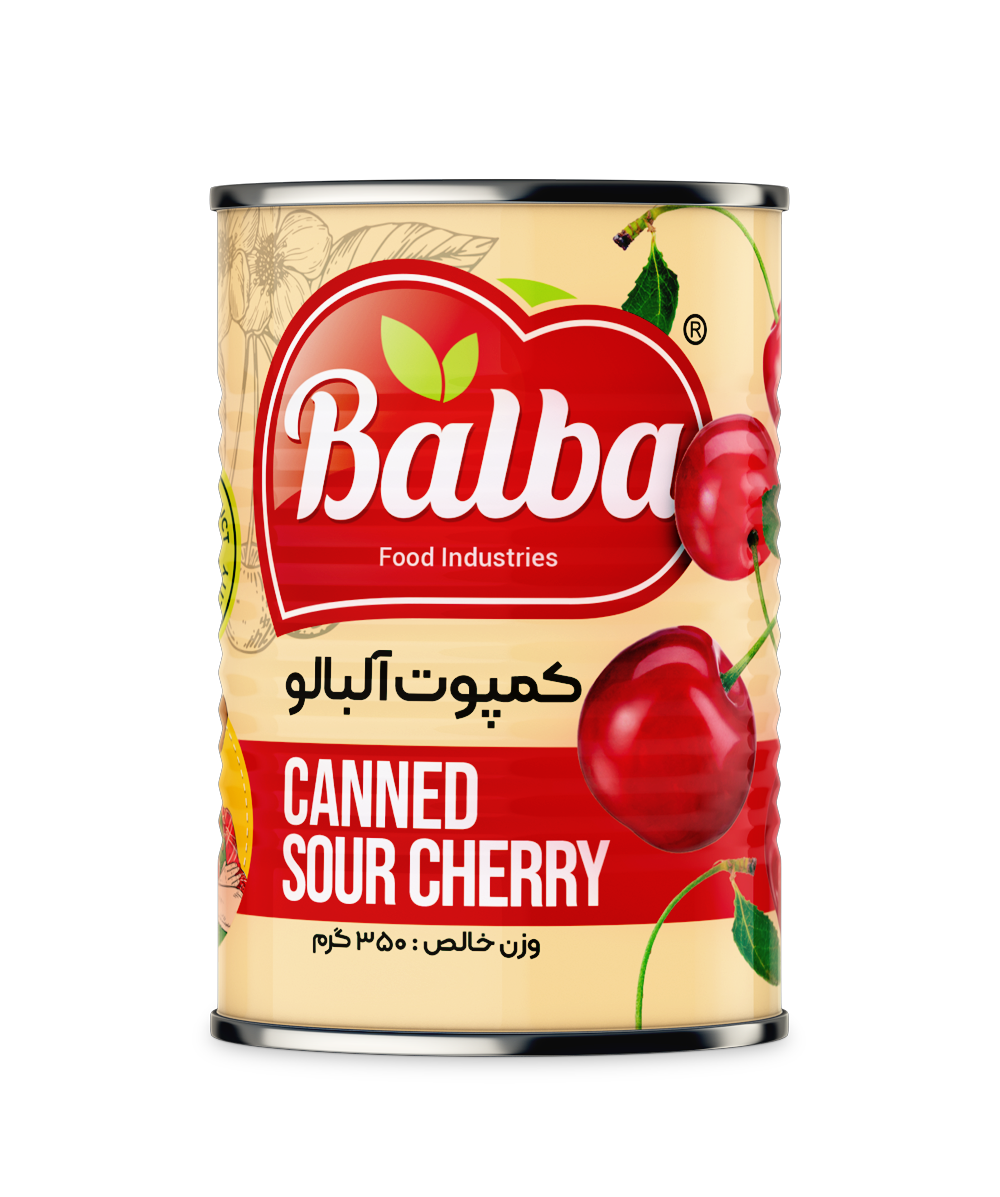 Balba Canned Sour Cherries – 350 g