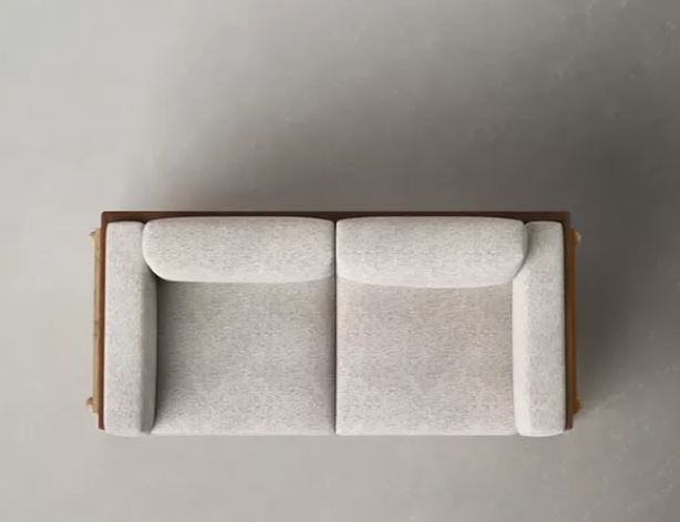 Zed Design Modern Solid Walnut Wood Lounge Chair with Custom Fabric or Leather Upholstery
