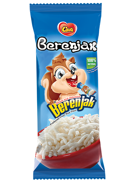 Berenjak Rice Puff Snack  100% Natural