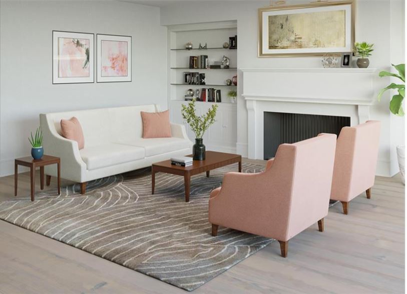 SENO Modern Compact Sofa , Wooden Frame & Molded Polyurethane Foam