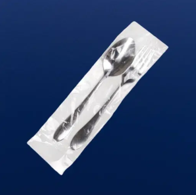  Nylon - Cellophane packaging spoon, fork