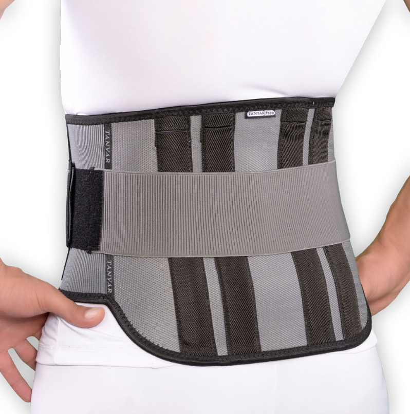 Full support hard back brace