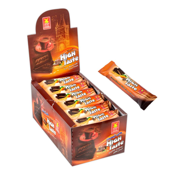 High Taste Mini Cocoa Cream Biscuit Box 4 Pcs