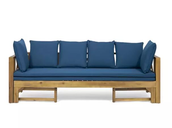 Zed Design Modern Classic Russian Wood 3-Seater Convertible Sofa Bed with Customizable Upholstery