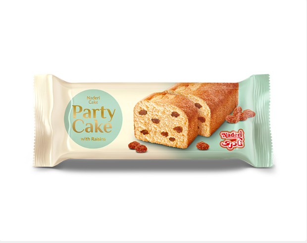 Raisin Party Cake - Party Cake with Chips Chocolate flavor