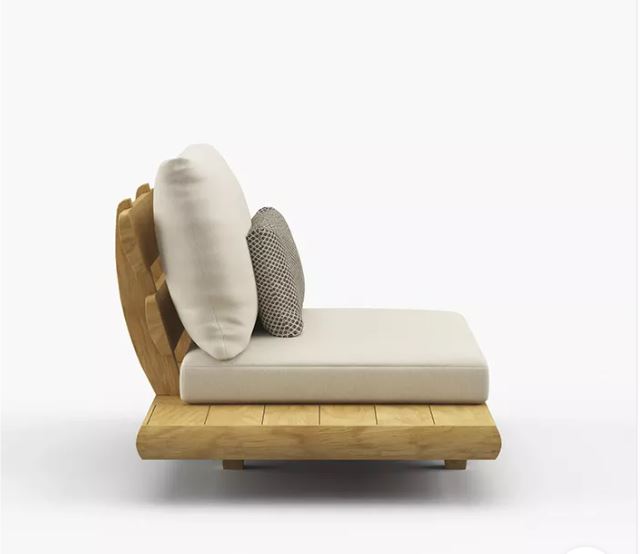 Zed Design Tina Modern L-Shaped Sectional Sofa Set with Solid Natural Wood Frame & High-Density Foam