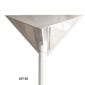 Outdoor Area Lighting Pole  Volcan Style Luminaire