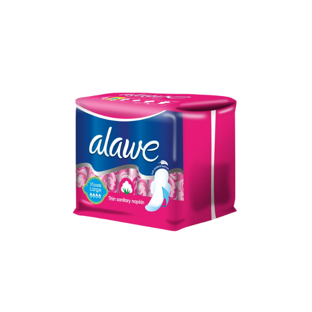 Alawe Thin Fluff Sanitary Napkins – Large Size
