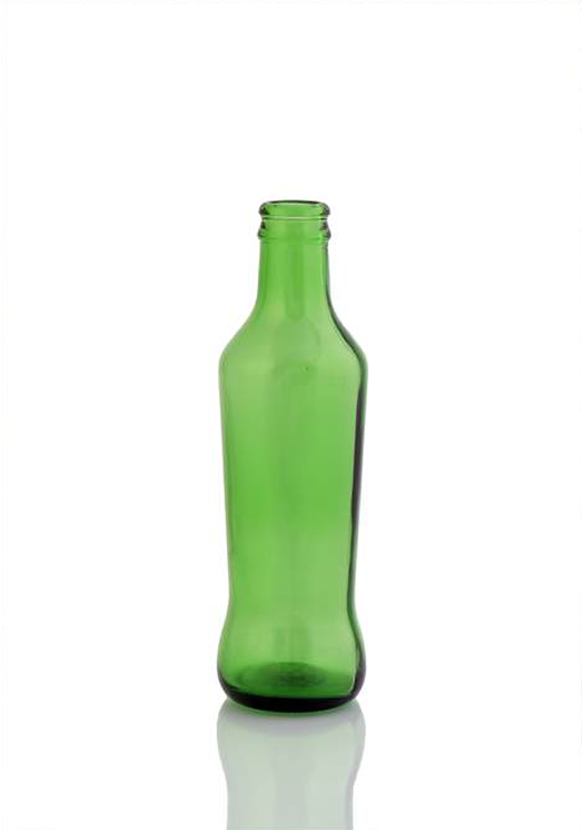 Shishe Va Gaz FUROTE 200 Green Glass Bottle