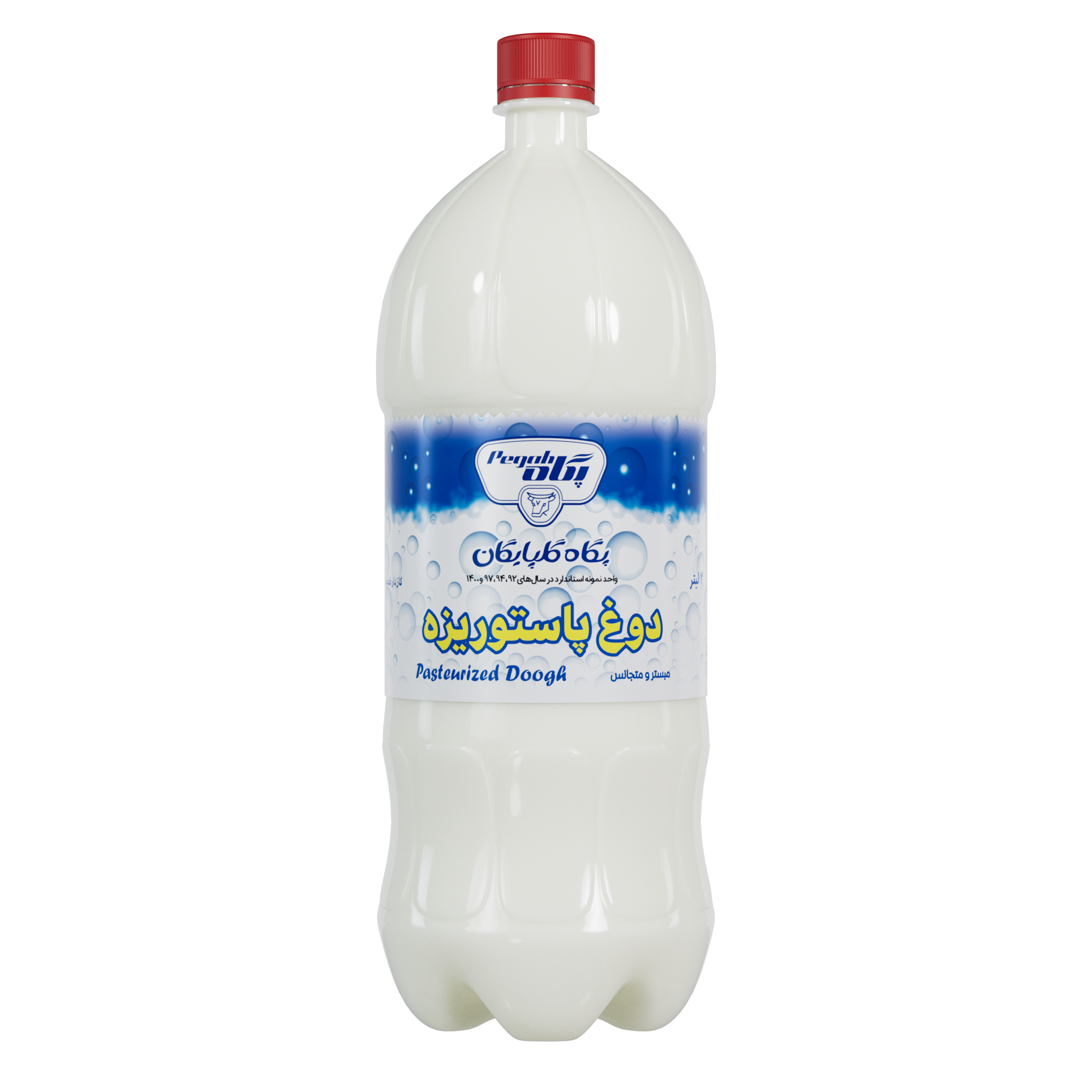 Pegah Carbonated Mint Doogh - PET Bottle - 2 L