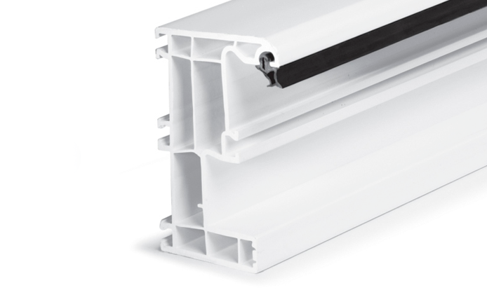 Single-rail frame profile