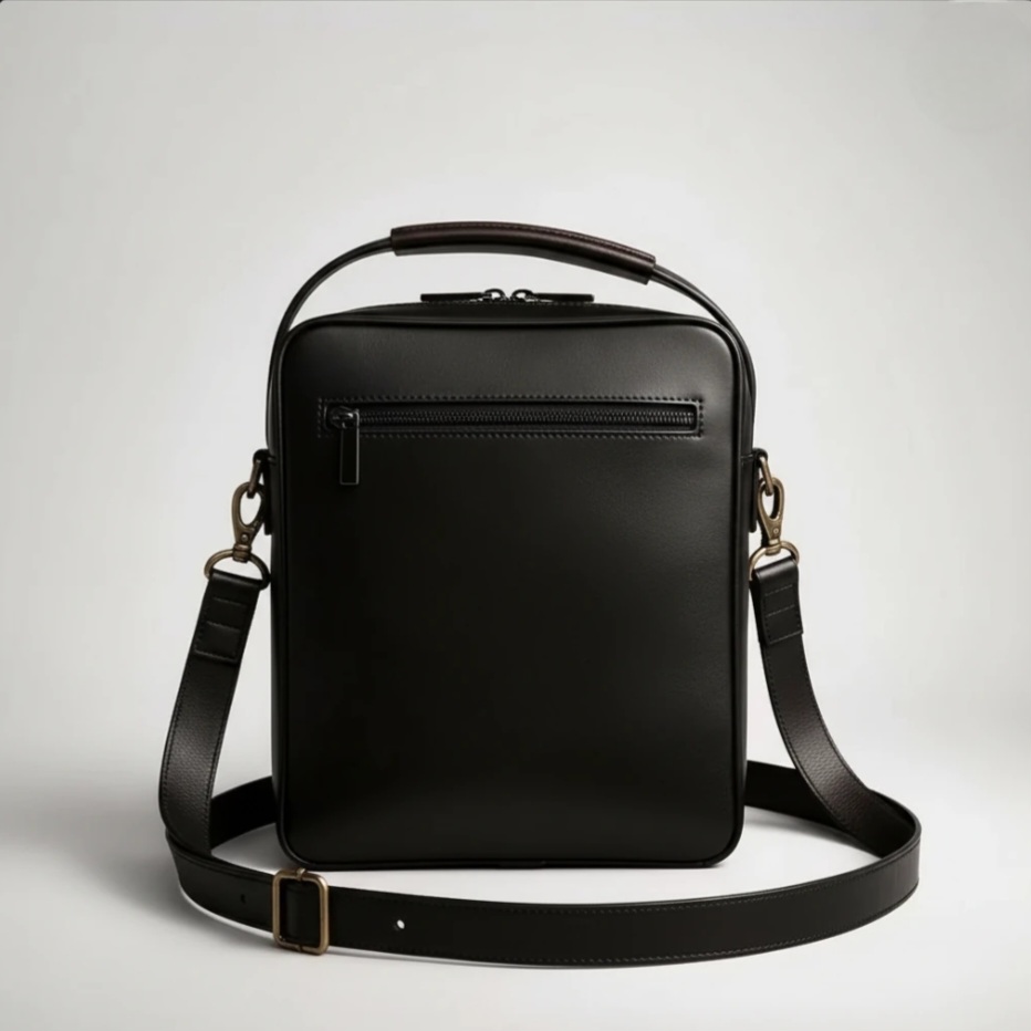 RAVEN Men’s Leather Crossbody Bag