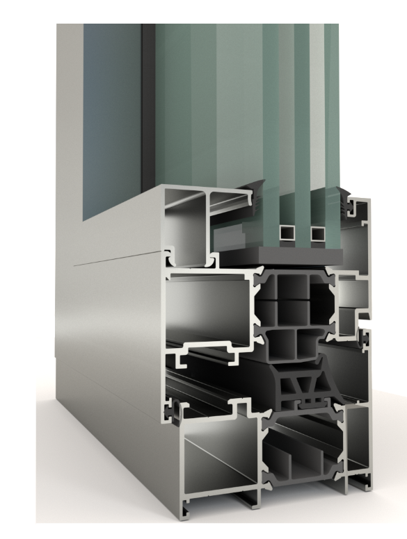 thermal break door and window system