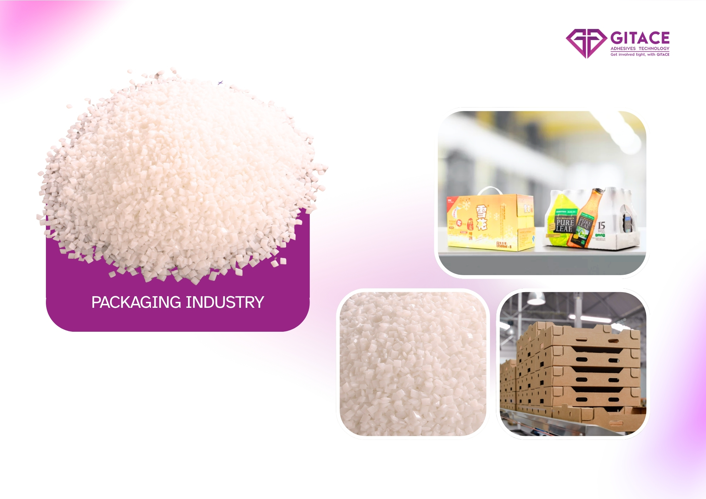 Heavy-Duty Hot Melt Adhesive for Beverage Trays & Fruit Carton Packaging