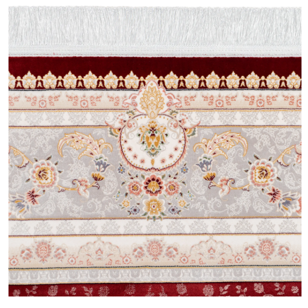 Pile Material Acrylic Rug, Classic Collection-Red 10ES0000