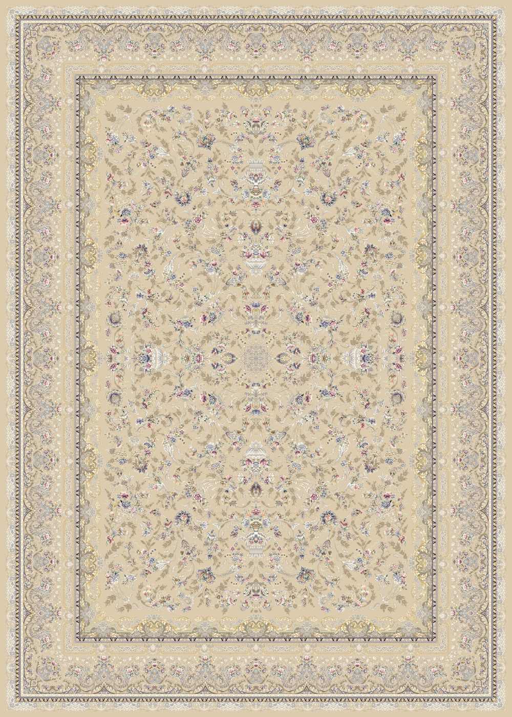 Reeds Luxury Acrylic Machine-Made Persian Carpet