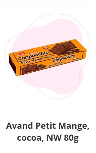 Avand Petit Mange Cocoa Biscuits NW 80g