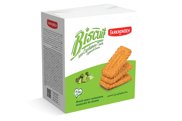Farkhondeh Biscuit with Cardamom Taste Topped with Sesame- 220gr