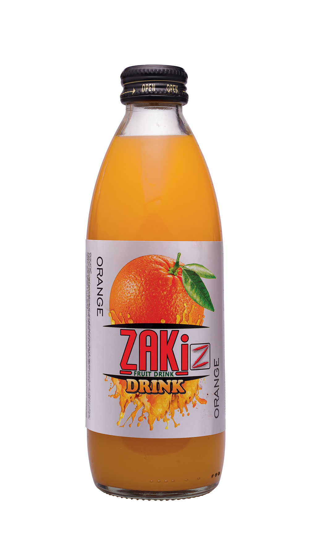 Orange-Flavored Fruit Juice Drink – 300ML Glass Bottle