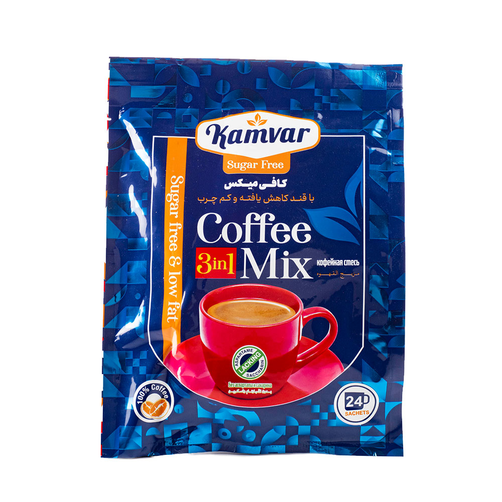 Kamvar Sugar-Free & Diet Instant Coffee Mix with Non-Dairy Creamer - 24 Sachets (216g)