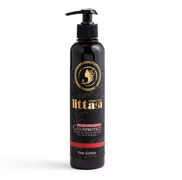 Littasi Sulfate-Free & Paraben-Free Specialized Shampoo for Colored Hair with Jojoba Oil  Color Protection, Deep Hydration & Repair Shampoo for Dry, Damaged & Color-Treated Hair (320 ml)