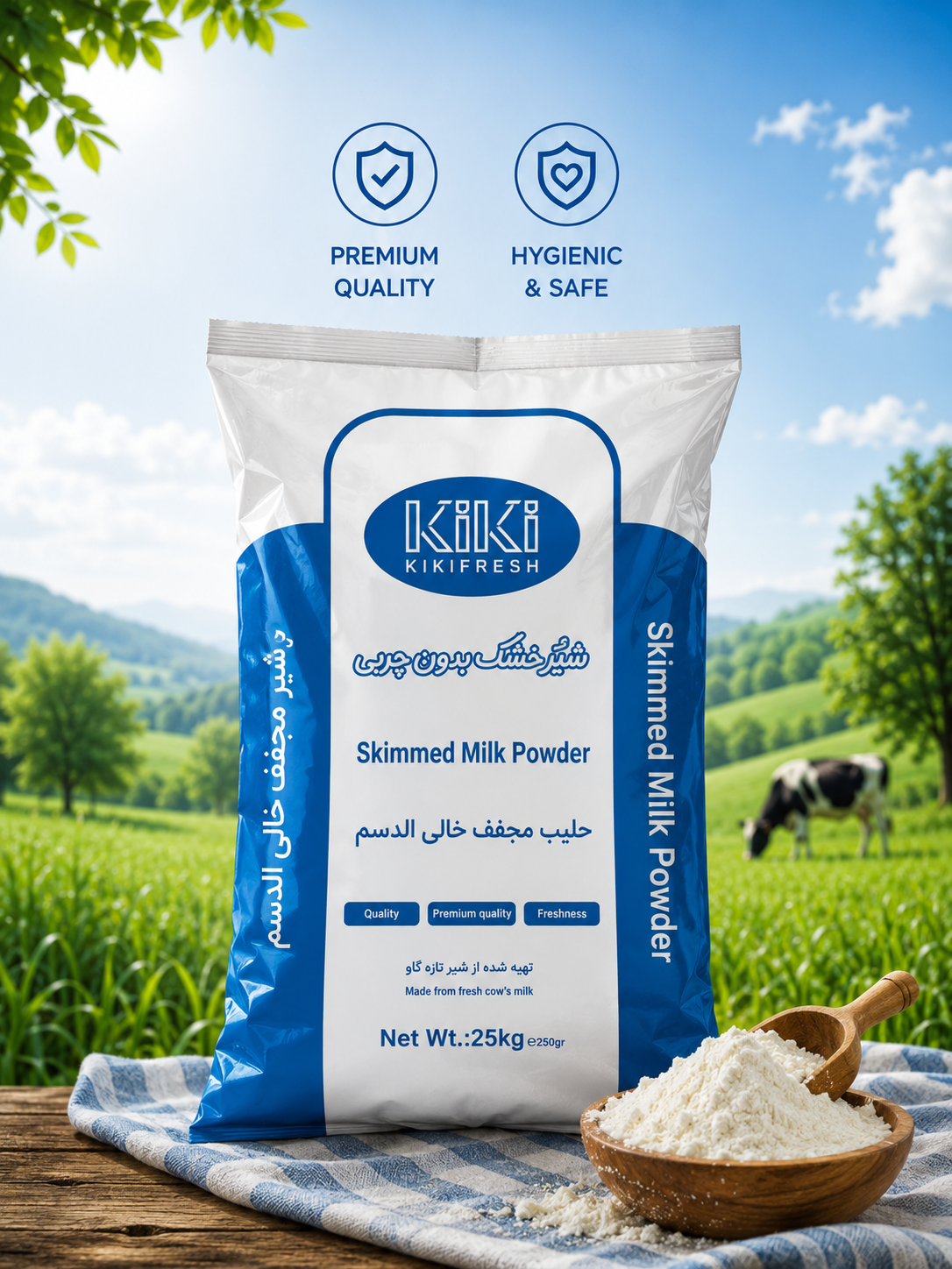 KIKIFRESH Premium Skimmed Milk Powder