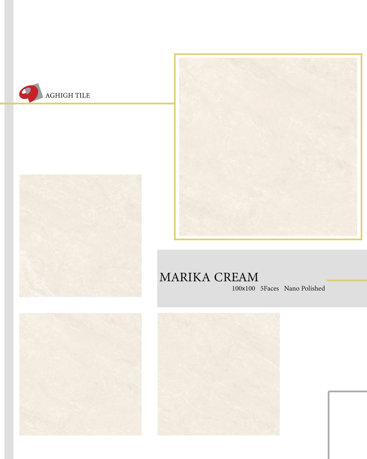 Gray Marika Tile | 100x100