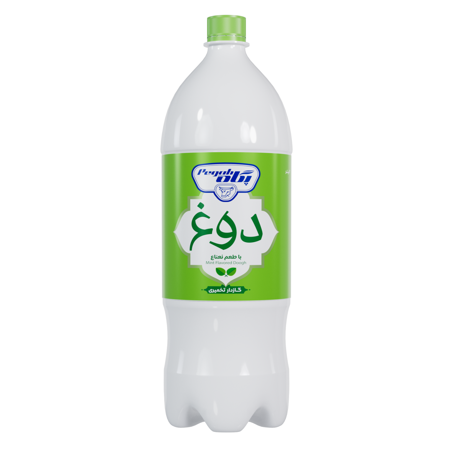 Pegah Carbonated Doogh - PET Bottle - 2 L
