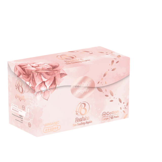 Beatris Fluff Sanitary Napkin- Perforated - Large - 18 Pcs - 12 packs
